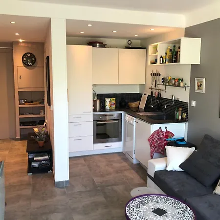 Stylish Apartment,only 60m To Sandy Beach, Privat 80m2 Garden, Location * Cannes